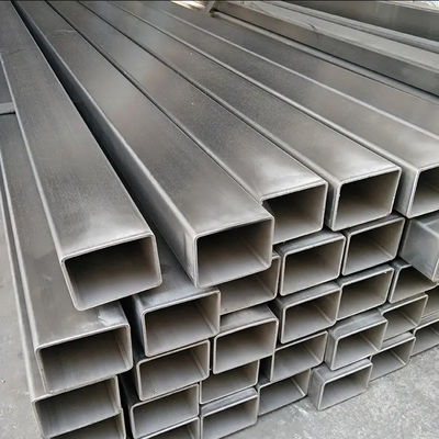 316L 316 ορθογώνιος σωλήνας ASTM 201 304 304L ανοξείδωτου