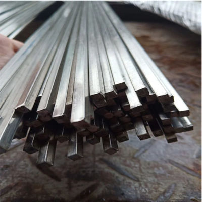 Φωτεινός τετραγωνικός φραγμός ASTM AISI JIS 201 202 304 316L 310S 410 430 ανοξείδωτου